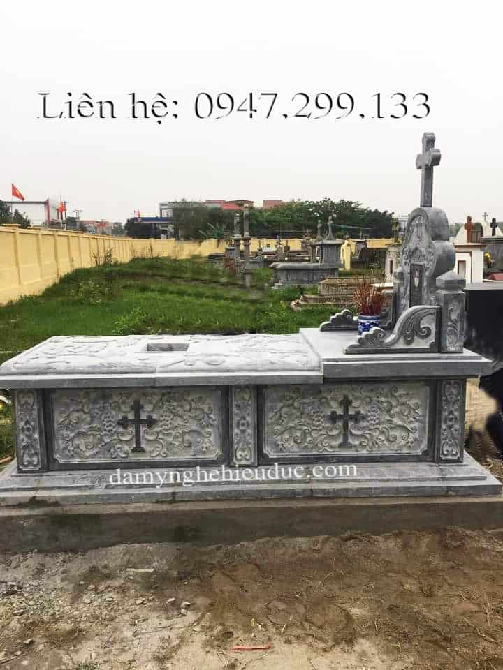 Tổng hợp những mẫu Mộ đá đẹp nhất Việt Nam - Cập nhật thường xuyên 4 Mau mo da cong giao dep sang trong va ton nghiem rat duoc ua chuong