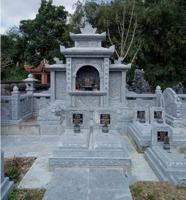Khu Lăng Mộ Gia Đình - KLM00008 - Đẹp, Chuẩn Phong Thủy