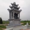 Mẫu Lăng thờ đá đẹp - Chuẩn phong thủy - LTD001