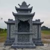 Mẫu Lăng thờ đá đẹp, chuẩn phong thủy - LTD024