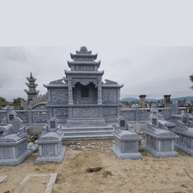 Khu lăng mộ đá mỹ nghệ trang nghiêm - KLM19